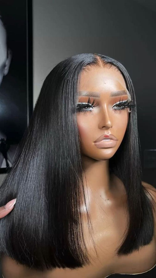 WIG HD Bob Double Draw Asian hair