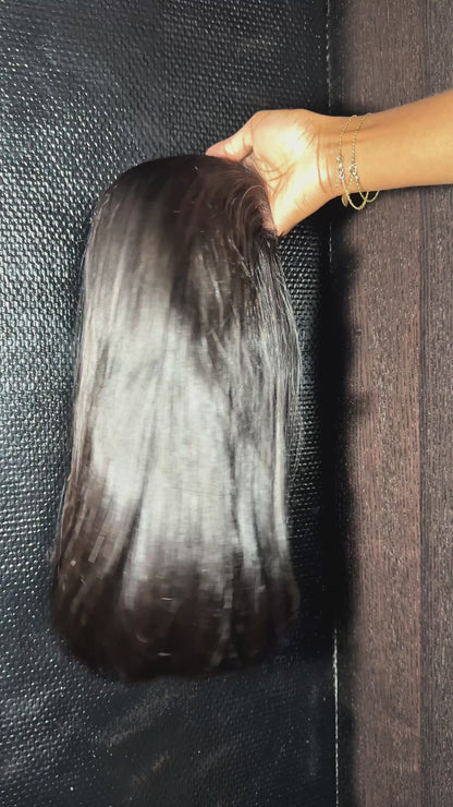 WIG HD Bob Double Draw Asian hair